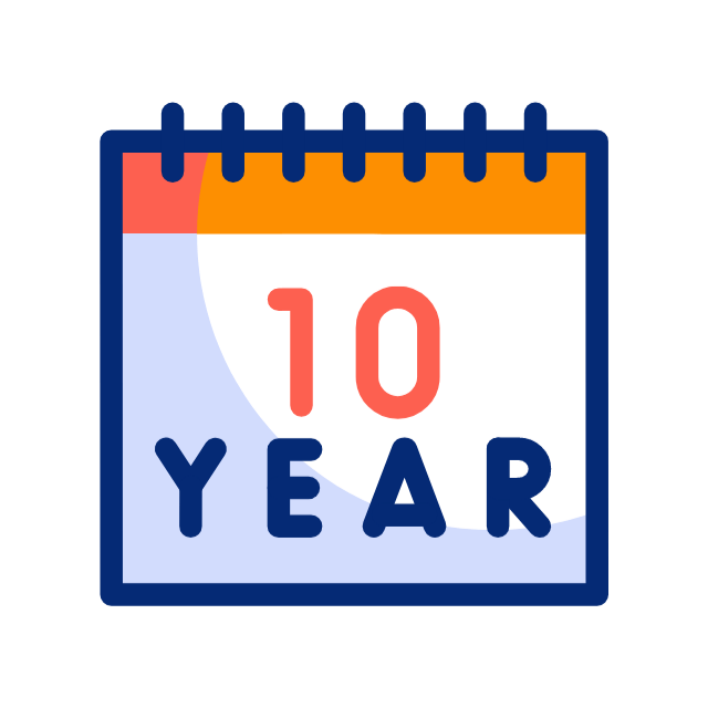 Ikon 10 tahun pengalaman